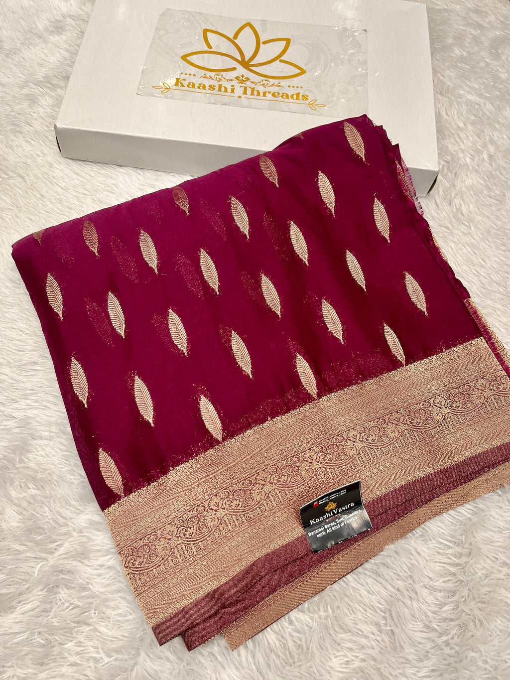 Chinon Silk Andakar Wine Color Saree CN02
