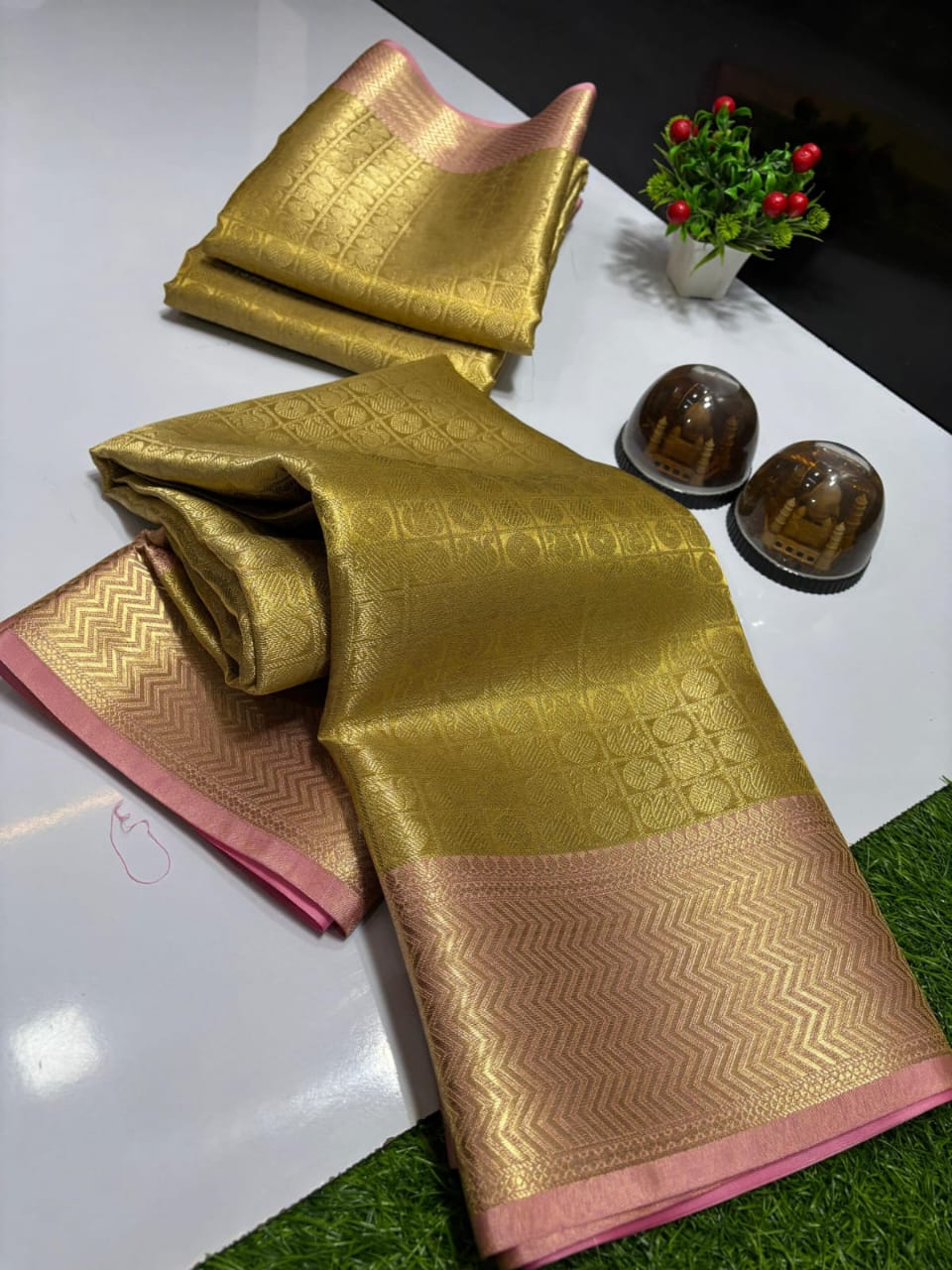 Tissue Zari Silk Saree TS109