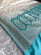 Mashru Kataan Silk Saree in Contrast Color MSK076