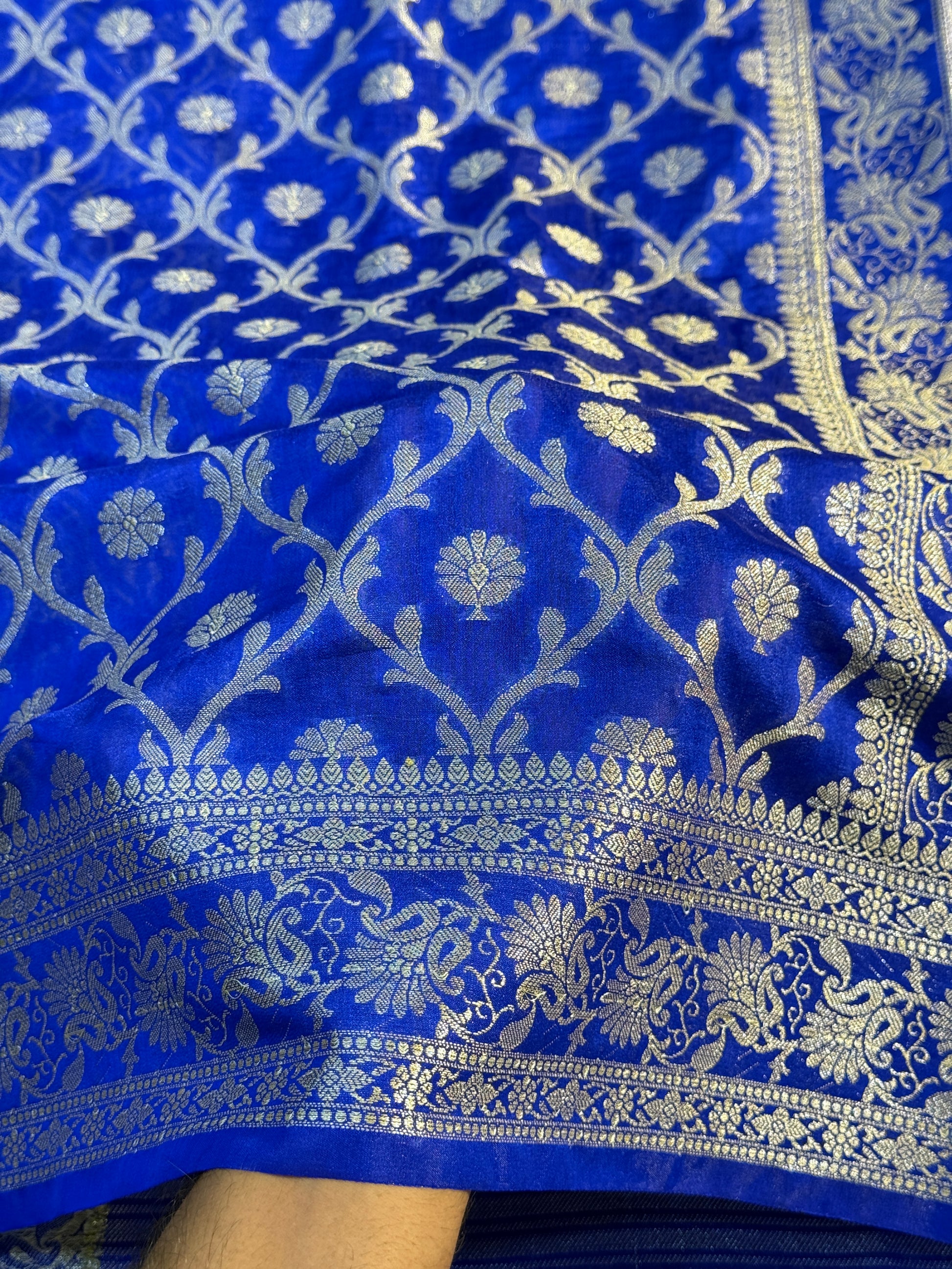 Semi Georgette Silk Saree Sm111