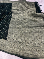 Banarsi Pure Natural Georgette Traditional Patti Buti  Design VSG05