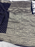 Banarsi Pure Natural Georgette Four flower Buti Design VSG02