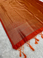 Banarasi Soft Silk 3 Piece Ladies Suit with Antique Zari Woven Work – MSS27