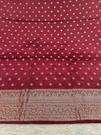 ✨ Banarasi Jacquard HO Silk 3-Piece Unstitched Dress Material MSS13