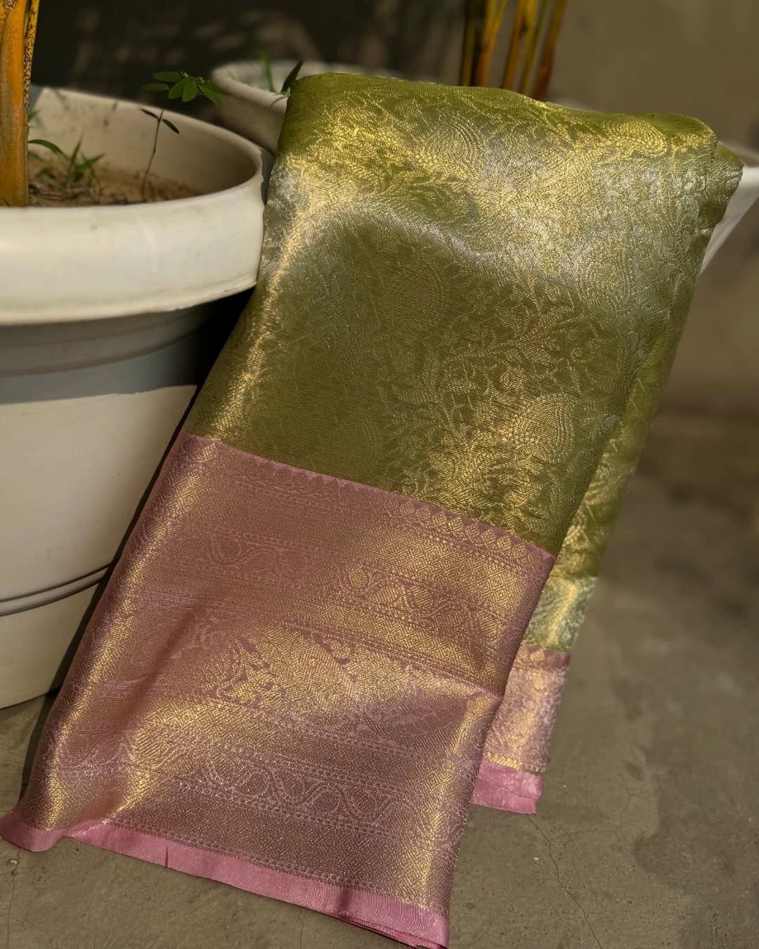 Kanchi Tissue Silk Saree TS106