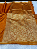 Fancy Tussar Silk Woven Buti Design Saree TS051