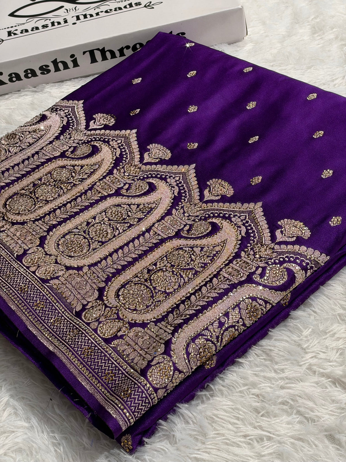 Mashru Kataan Silk Saree with Multicolour Tanchoi Weaving & Rich Zari Pallu | MKS869
