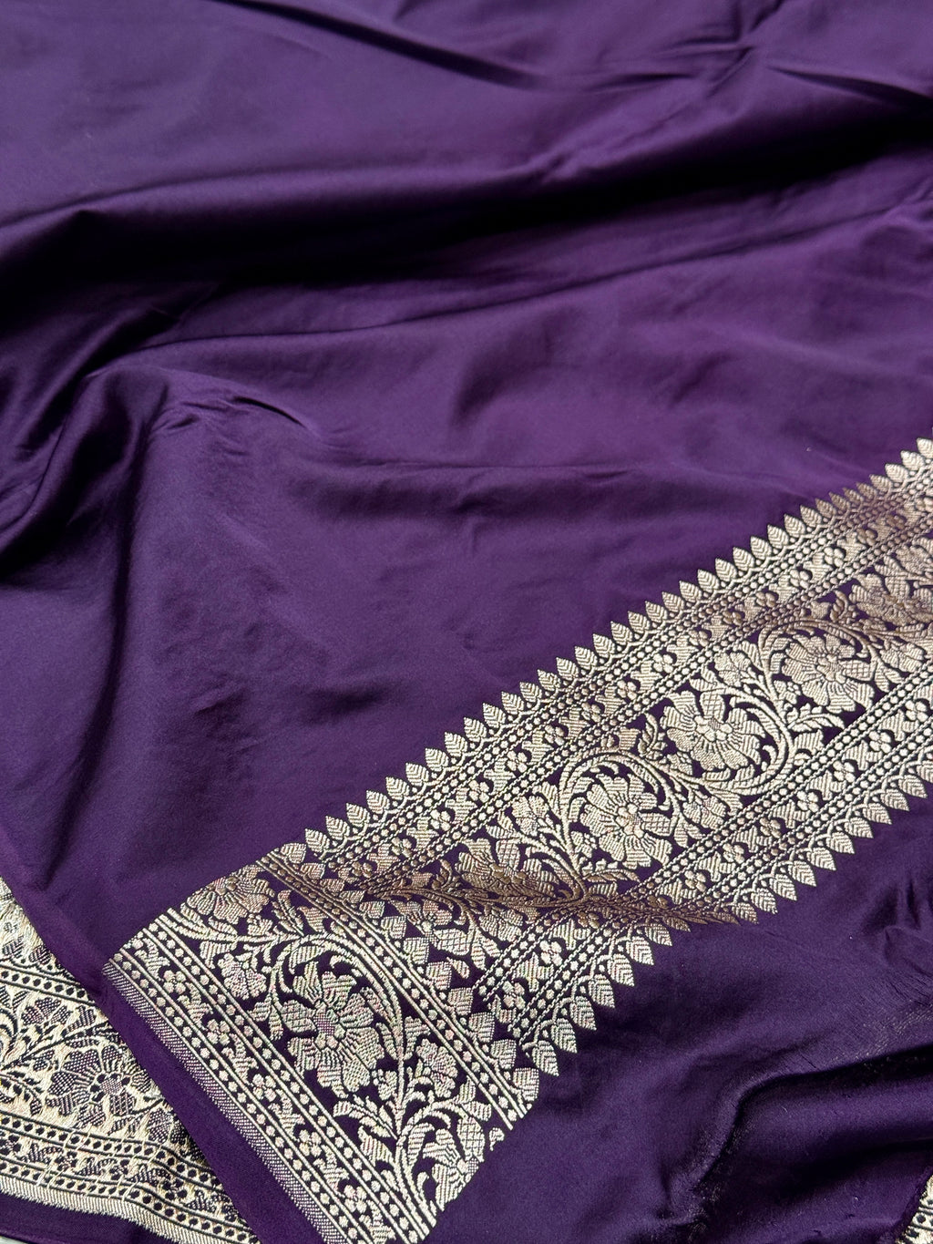 Mashru kataan Silk Zari Viewed Saree Ms18