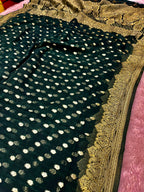 Banarsi Pure Natural Georgette Traditional Buta Design VSG04