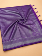 Magenta Soft Silk Saree with Rich Zari Woven Pallu | SS251