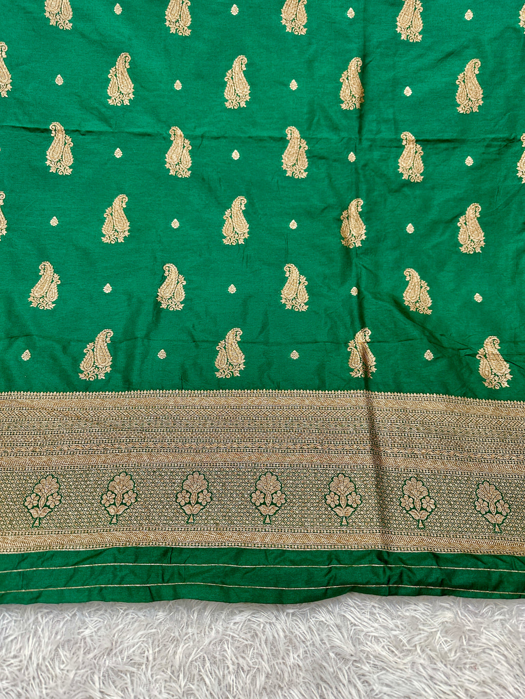 Banarasi Soft Silk 3 Piece Ladies Suit with Antique Zari Woven Work – MSS27
