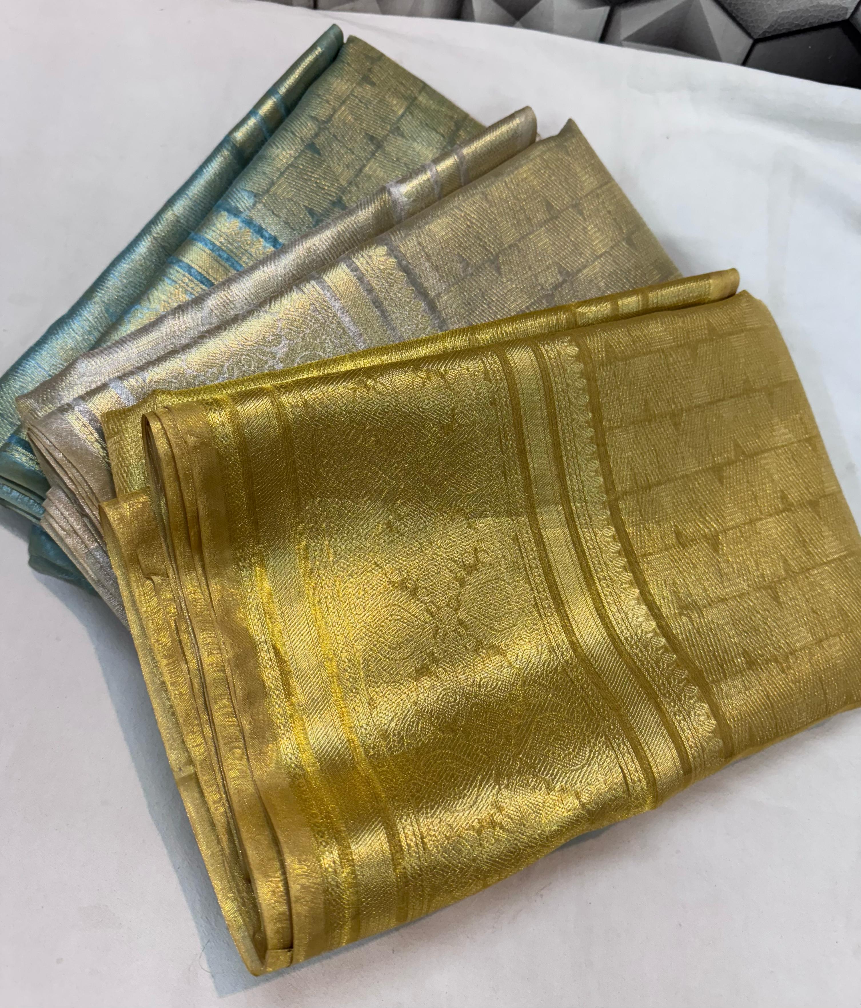 Zari Tissue Silk Saree TS120