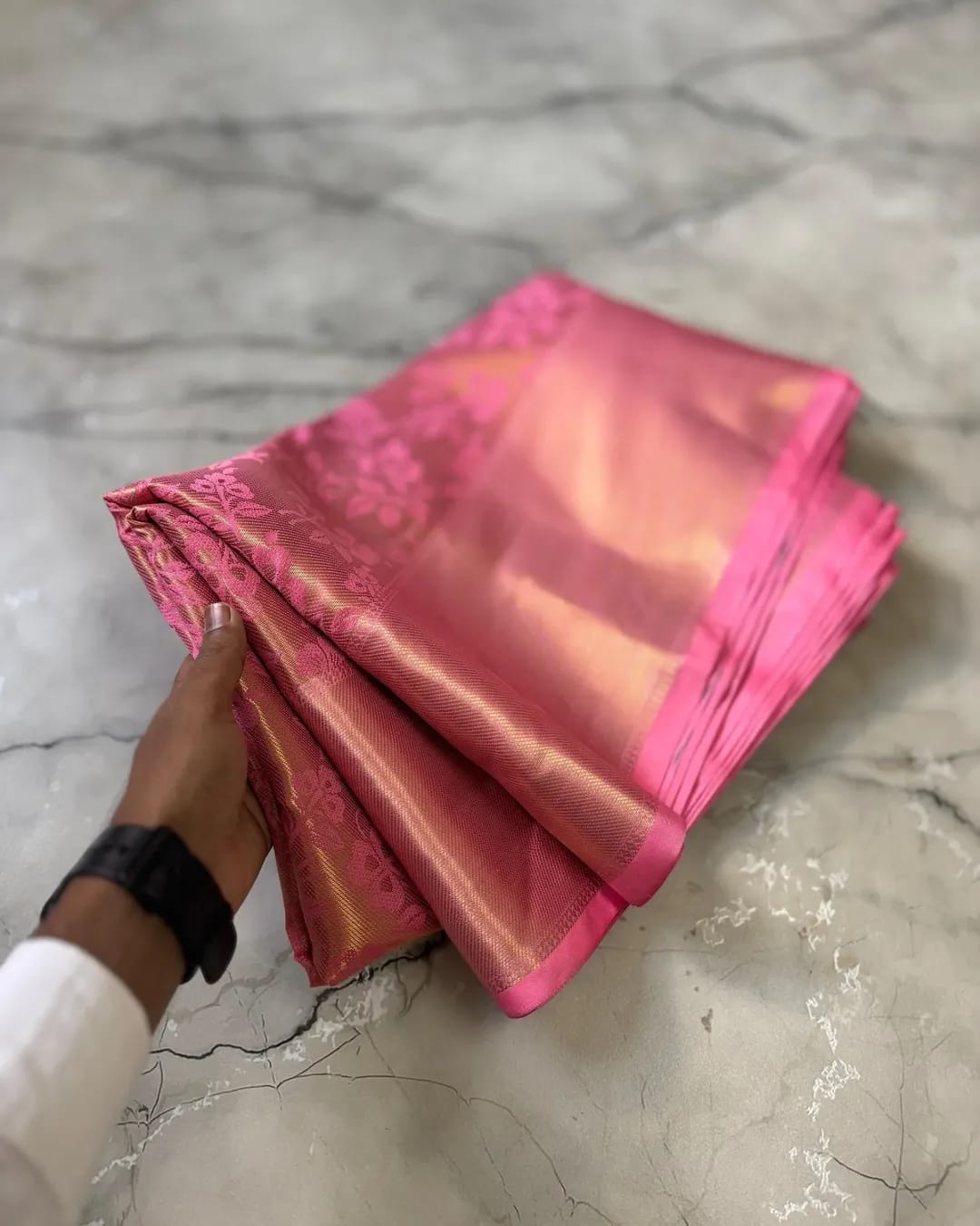 Sai Pallavi Mam Inspired Tissue Silk Saree TS105