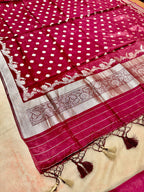 ✨ Banarasi Jacquard Gap Buti HO Silk 3-Piece Unstitched Dress Material MSS20