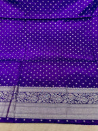 ✨ Banarasi Jacquard Gap Buti HO Silk 3-Piece Unstitched Dress Material MSS22