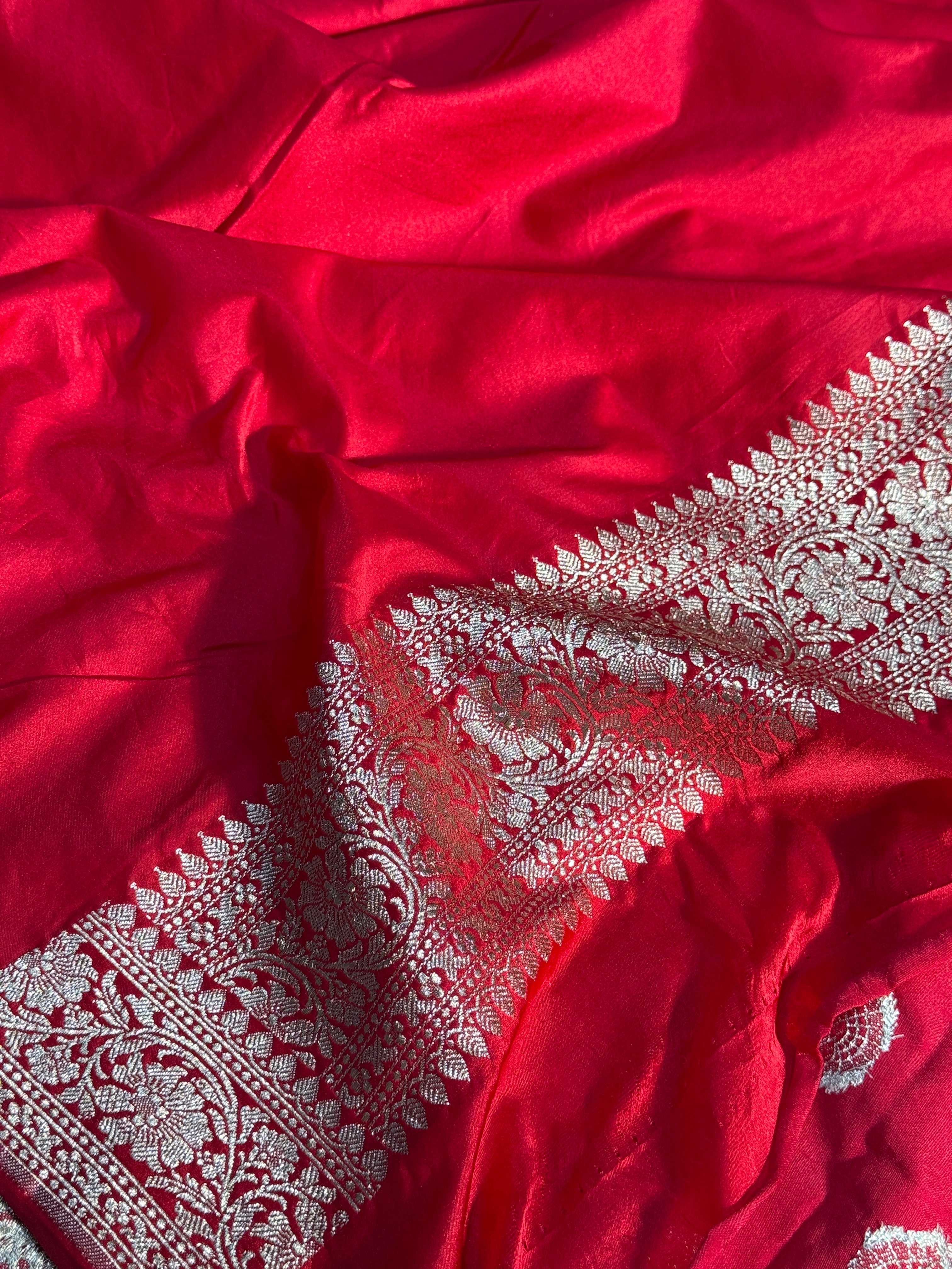 Mashru kataan Silk Zari Viewed Saree Ms18