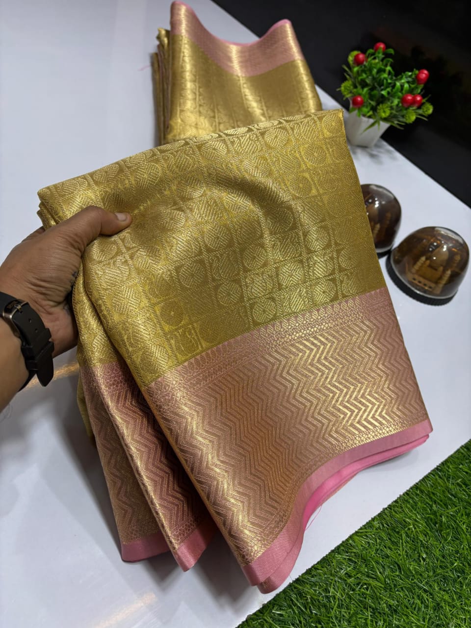 Tissue Zari Silk Saree TS109