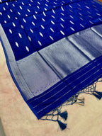 ✨ Banarasi Jacquard Gap Buti HO Silk 3-Piece Unstitched Dress Material MSS19