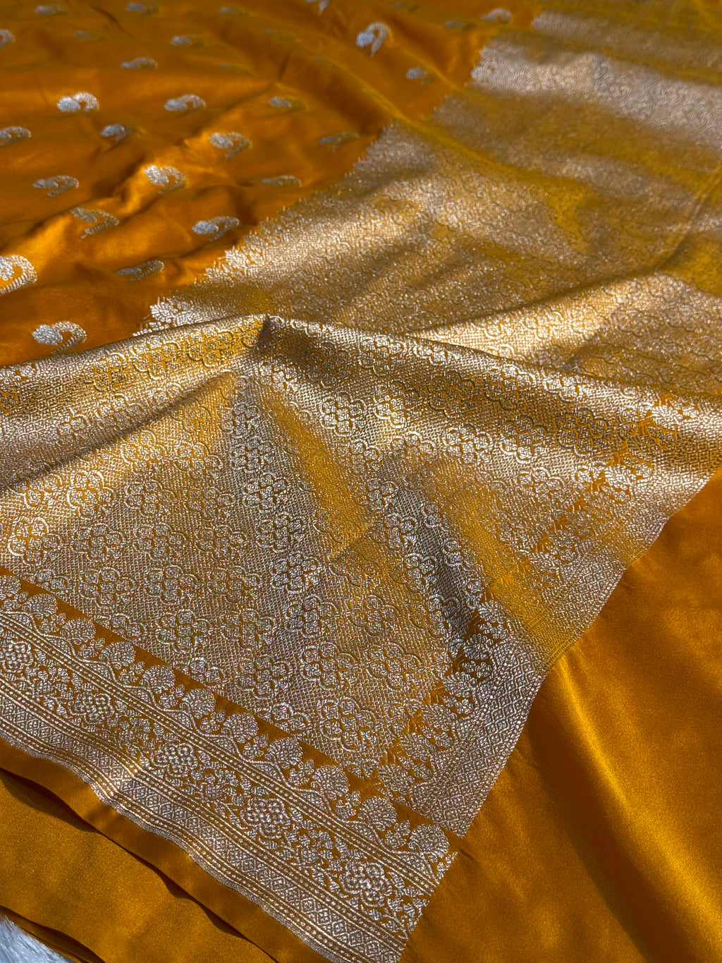Fancy Mashru Kataan Silk Saree Ms19