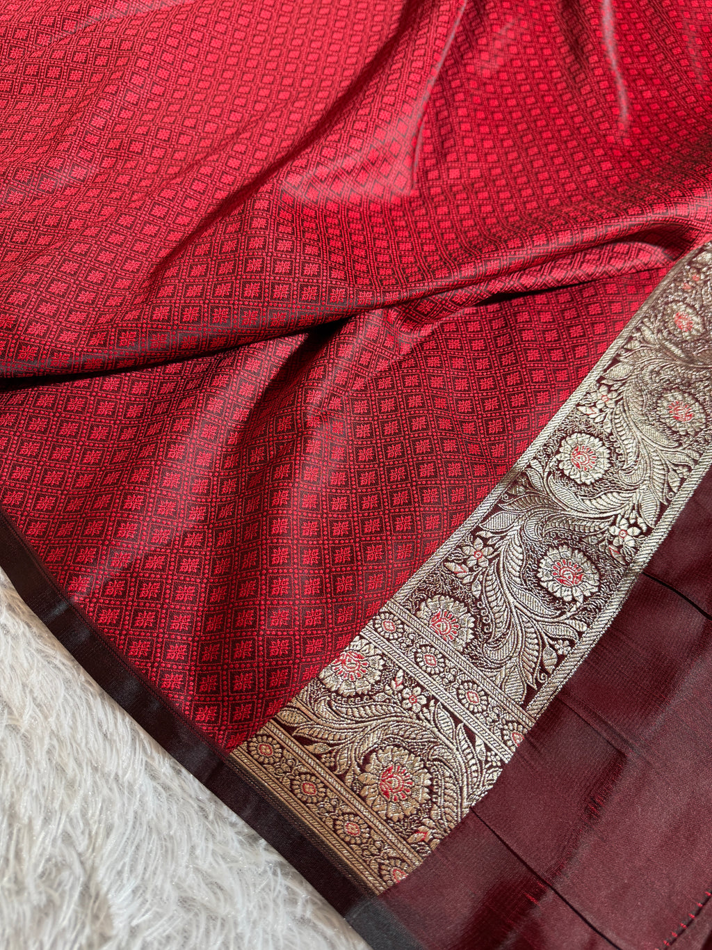Mashru kataan Silk Saree in Tanchoi pattern MKS06