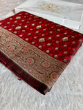 Mashru kataan Silk Saree in Tanchoi pattern MKS06
