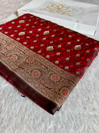Mashru kataan Silk Saree in Tanchoi pattern MKS06