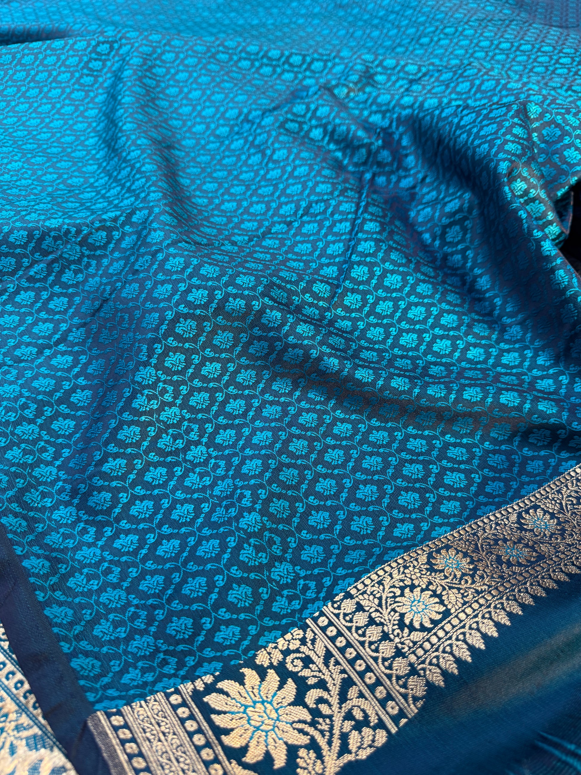 Mashru Kataan Meena Zari Design Ms11