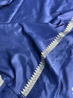 Mango Pattern Mashru kataan Silk Saree Ms21
