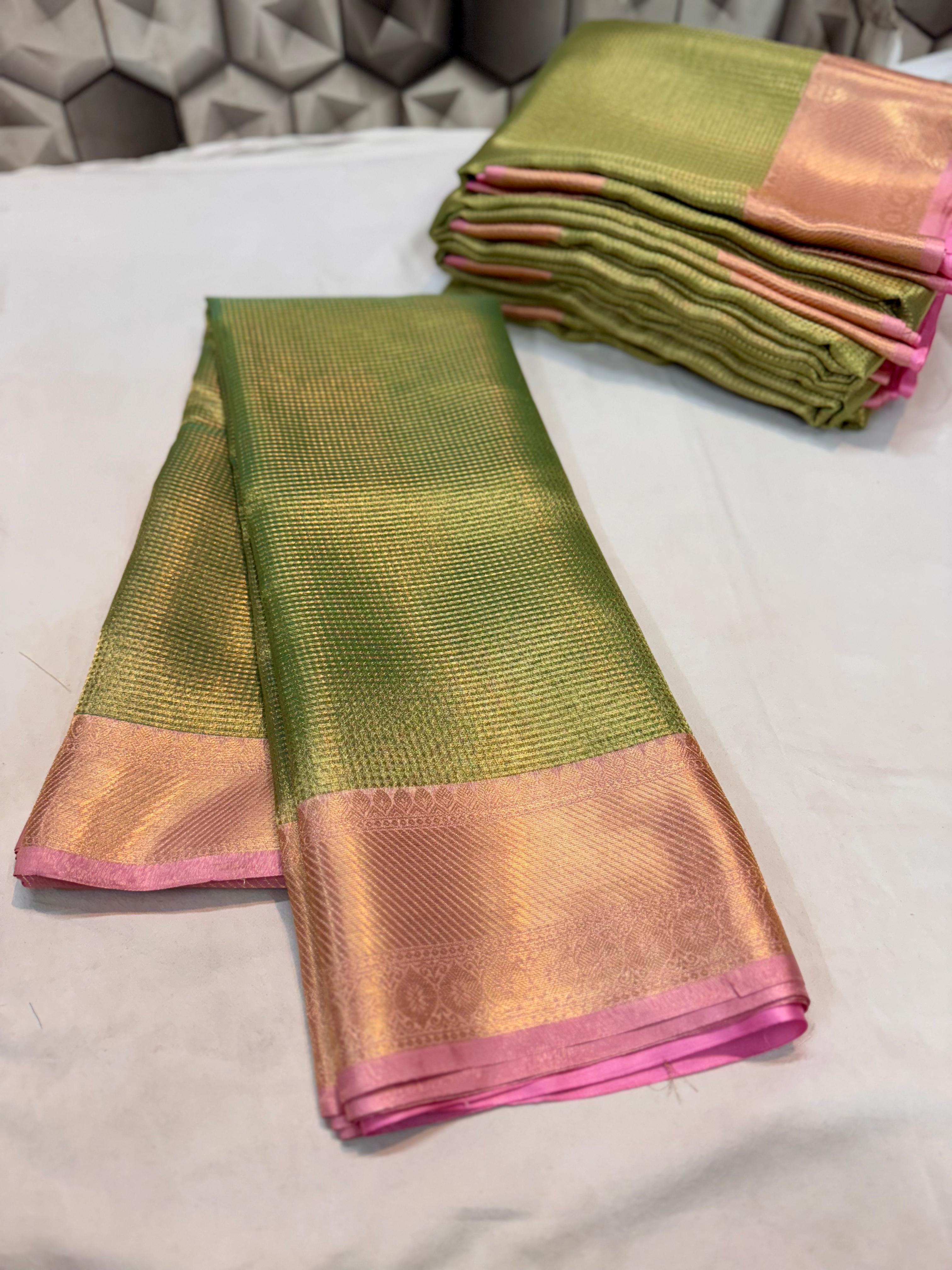 Nayantara Tissue Silk Saree TS112