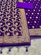 ✨ Banarasi Viscose Georgette Suit Set ✨VSS11
