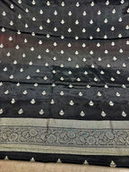 ✨ Banarasi Jacquard Gap Buti HO Silk 3-Piece Unstitched Dress Material MSS24