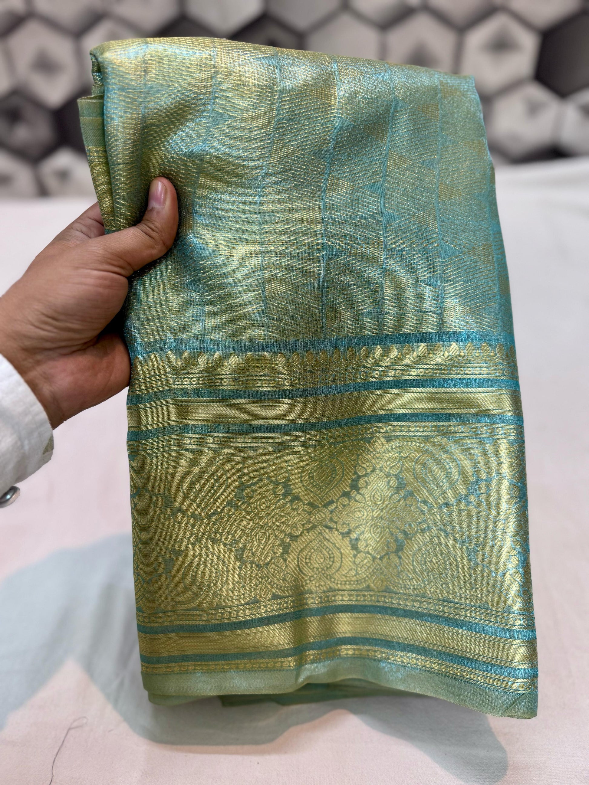 Zari Tissue Silk Saree TS120