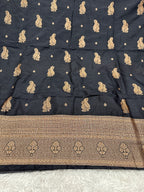 Banarasi Soft Silk 3 Piece Ladies Suit with Antique Zari Woven Work – MSS27