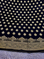 Banarasi Jacquard Zari Georgette Suit Dress – 3 Pc Set MSS21
