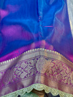 Patch Work Tissue Silk Saree Ts33