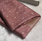 Banarasi Mashru Kataan Silk Saree Featuring Tanchoi Zari Meena Work with Rich Pallu – MKS411