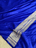 Authentic Banarasi Mashru Kataan Silk Saree with Meenakari Buta Weaving & Rich Zari Pallu – MKS705
