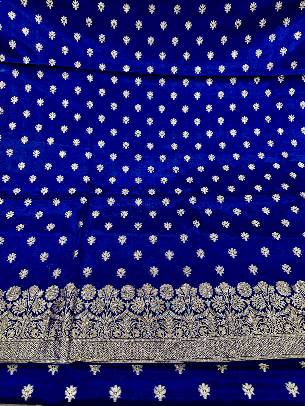 ✨ Banarasi Jacquard Gap Buti HO Silk 3-Piece Unstitched Dress Material MSS26