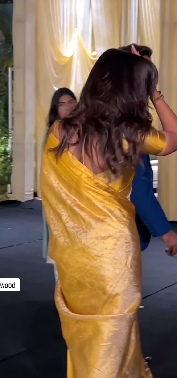 Pooja Hegde Inspired tissue Silk Saree Ts113