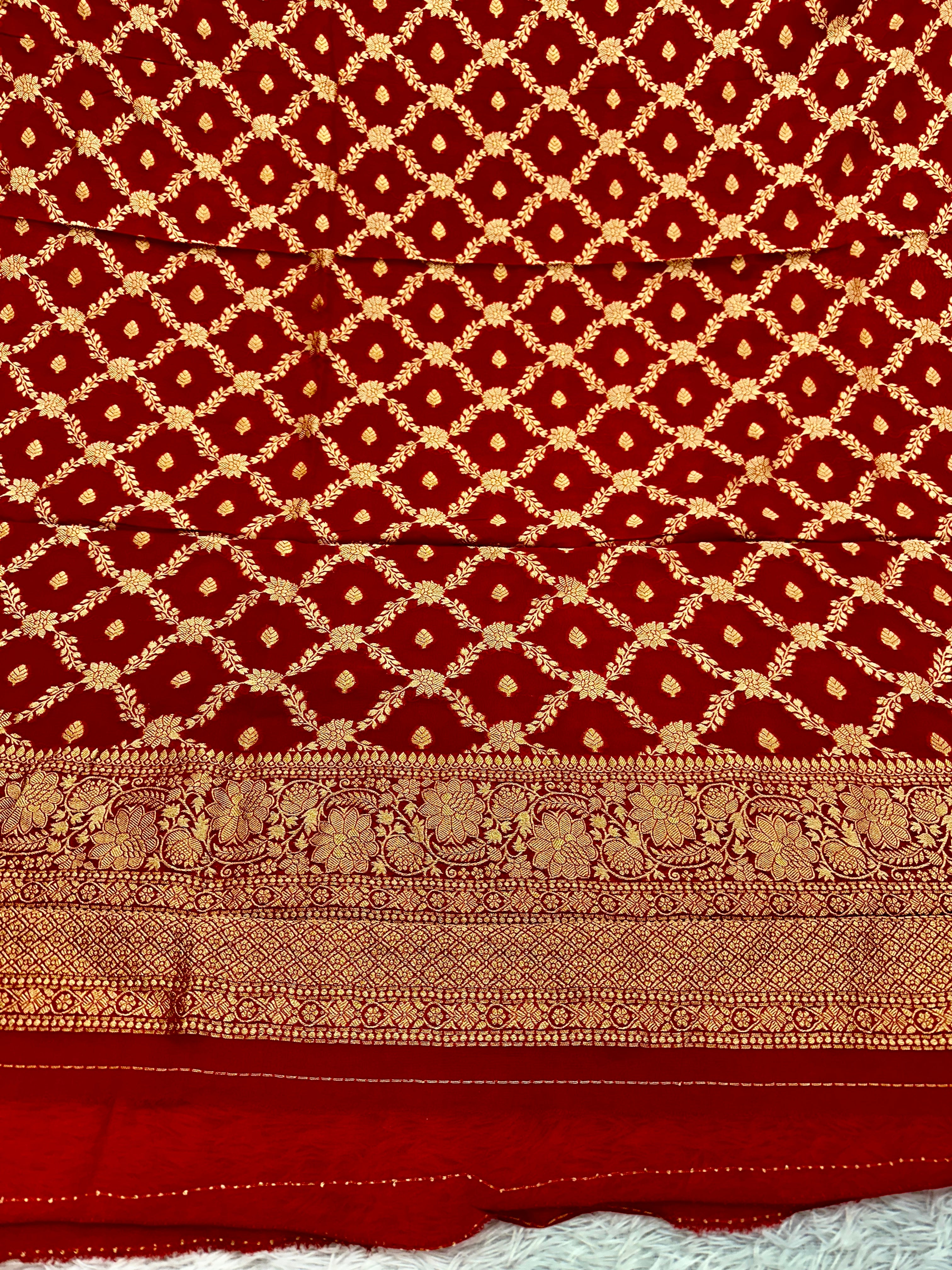 ✨ Banarasi Viscose Georgette Suit Set ✨VSS12