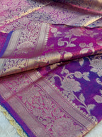 Patch Work Tissue Silk Saree Ts33