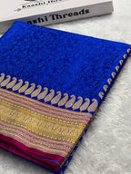 Mashru Kataan Silk Saree with Multicolour Tanchoi Weaving & Rich Zari Pallu | MKS869