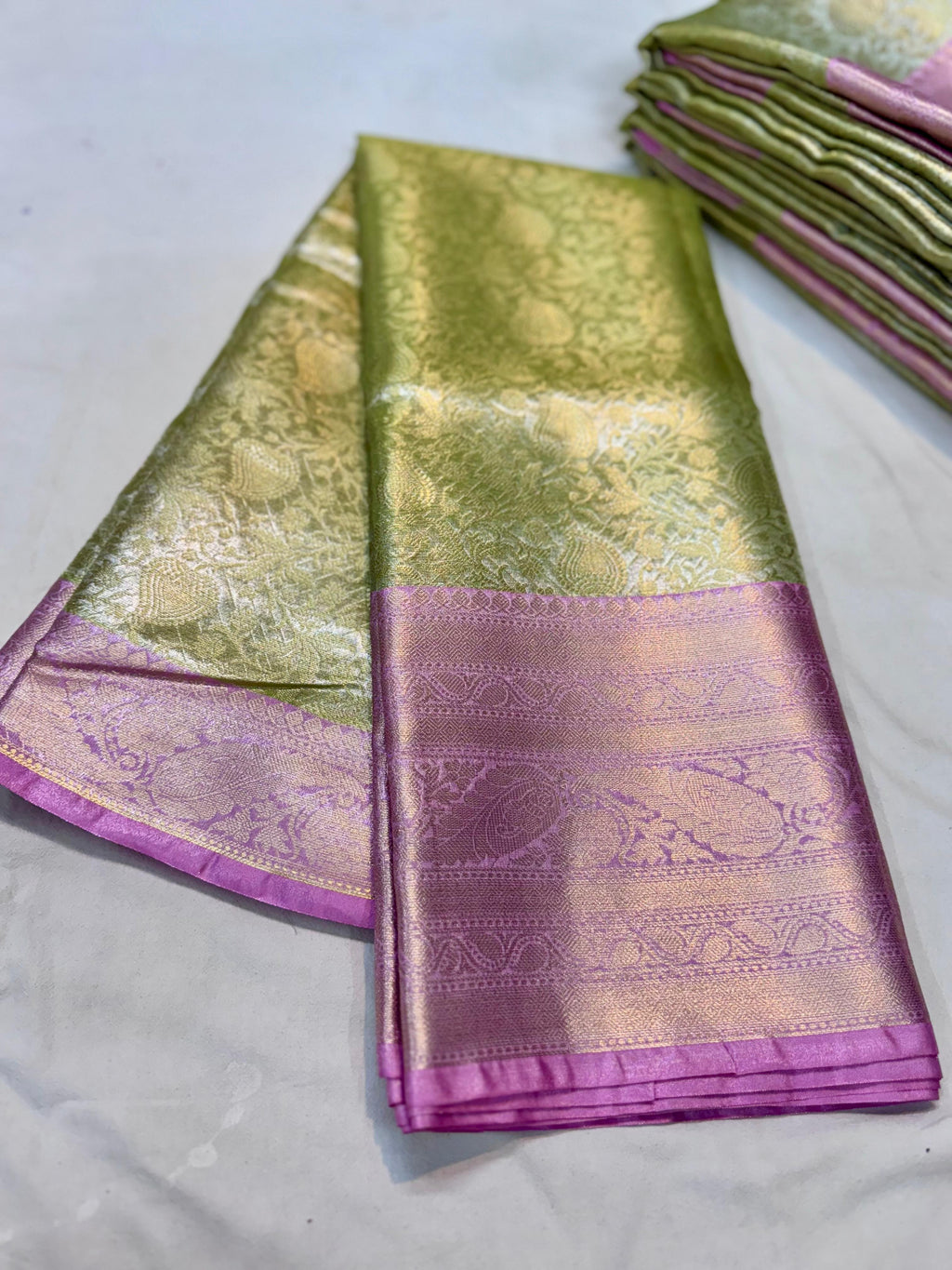 Kanchi Tissue Silk Saree TS106