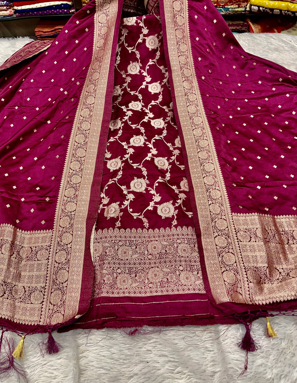Mashru kataan Banarsi Suits Mss01