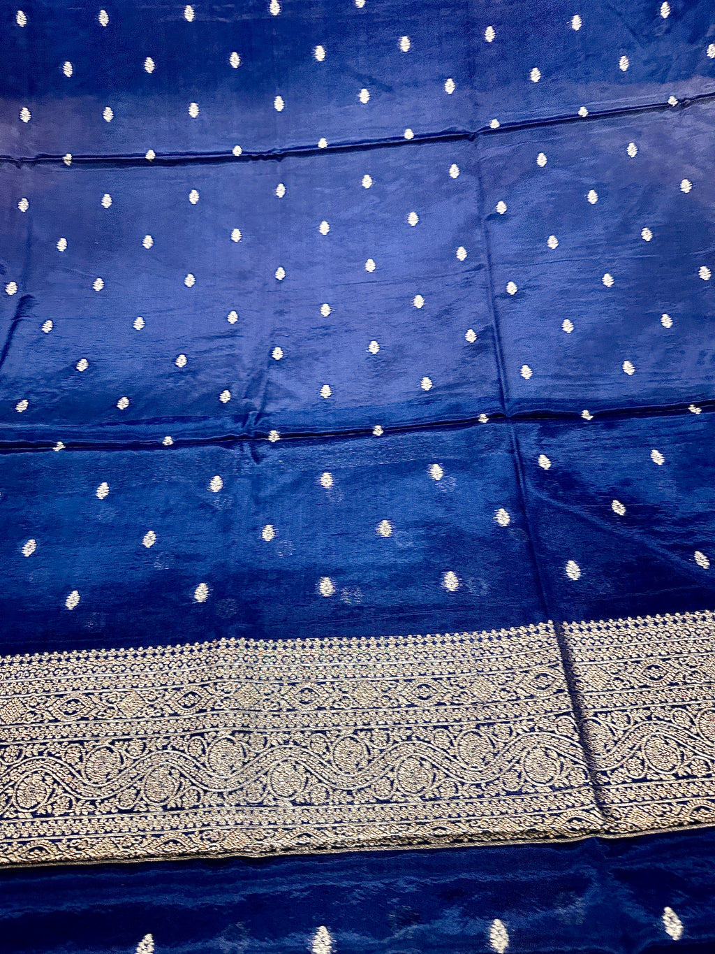 ✨ Banarasi Jacquard Gap Buti HO Silk 3-Piece Unstitched Dress Material MSS14