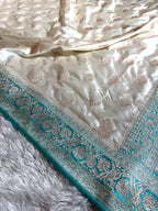 Mashru Kataan Silk Saree in Contrast Color MSK076