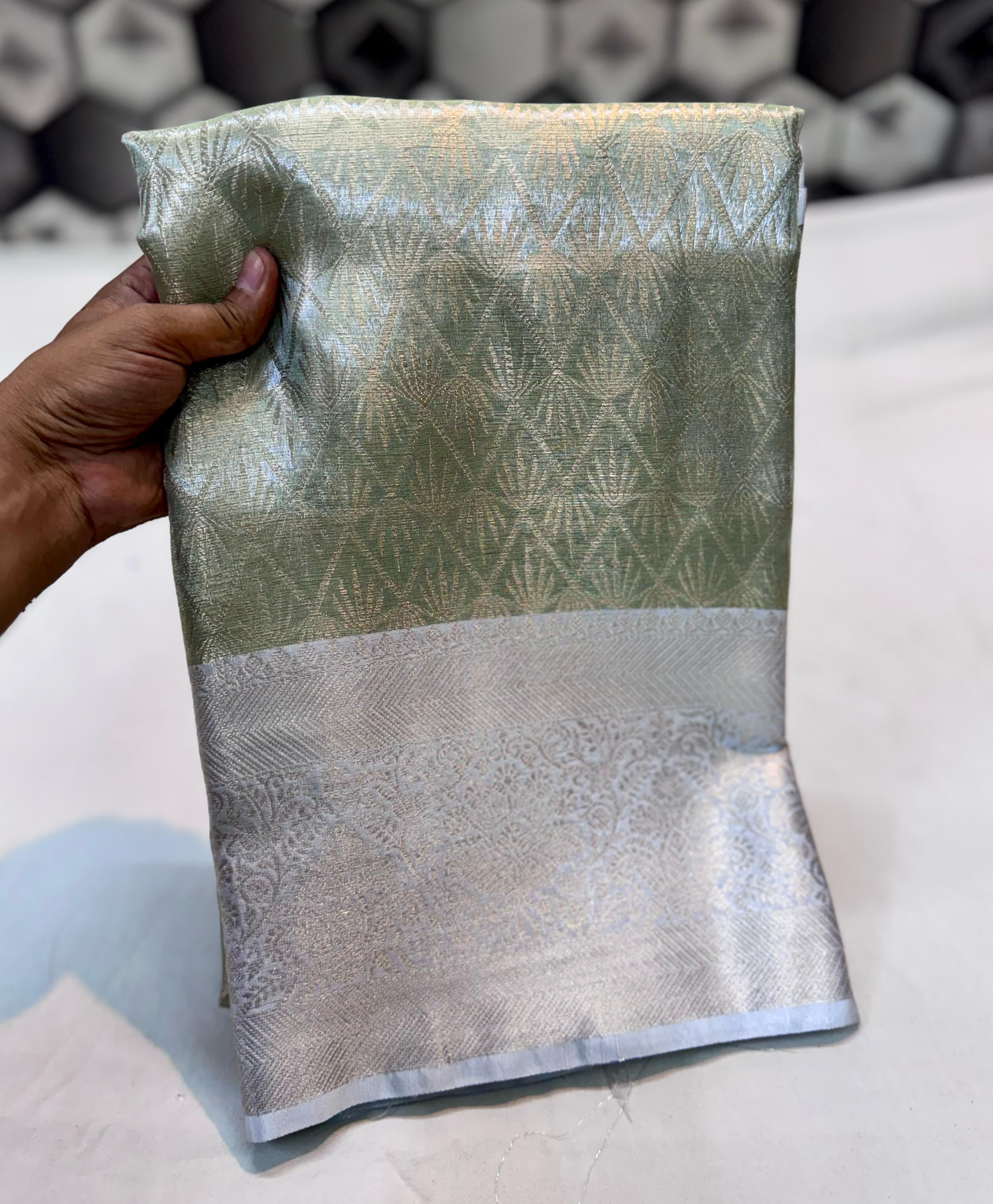 Light Colours tissue Silk Saree Ts121