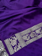 Rose Design Mashru kataan Saree Ms17