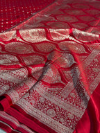 Mashru Kataan Saree with Buti Design Ms15
