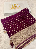 Banarsi Pure Natural Georgette Traditional chunni Design VSG03